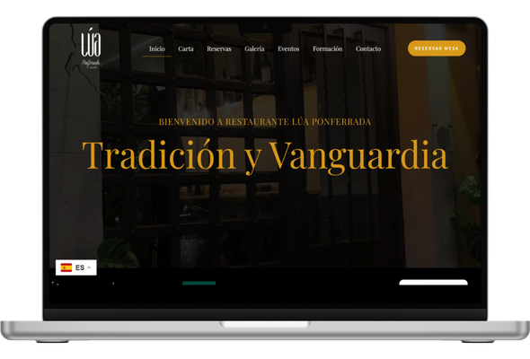 mockup web lúa ponferrada