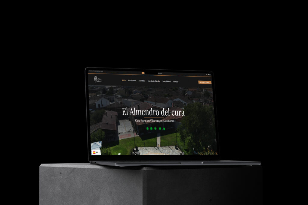 Rediseño web y motor de reservas de la casa rural El Almendro del Cura, en Villarmayor (Salamanca)