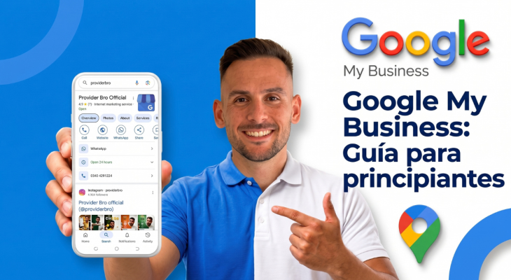 Panel de gestión del Perfil de Empresa de Google desde la Búsqueda